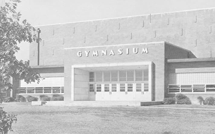 Gymnasium from the Melrose archive.