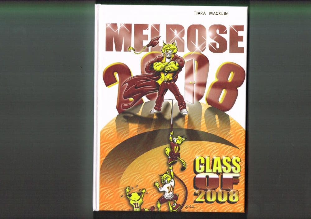 Cover of the 2008 Melrose yearbook
