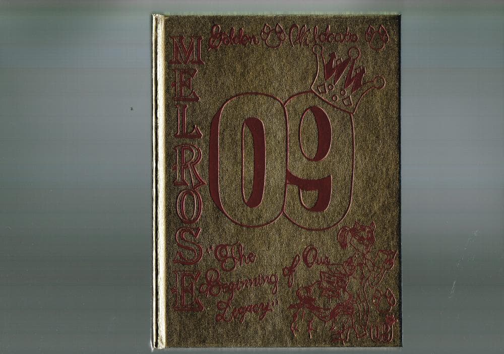 Cover of the 2009 Melrose yearbook